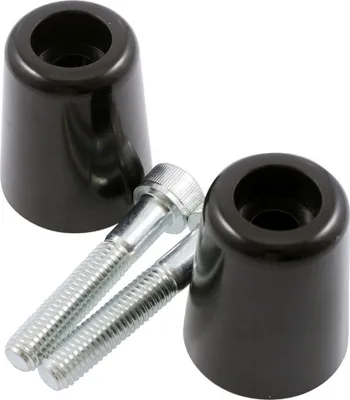 Produktbild von Lenkergewicht Paar Alu schwarz 31x40mm M8x125mm für Kawasaki Moped Lenker