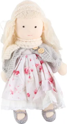 Immagine prodotto di Bambola Waldorf, fatta a mano, in cotone, simpatico peluche per bambina da vestire
