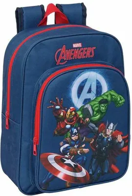 Produktbild von Schulrucksack The Avengers Marineblau 26 x 34 x 11 cm