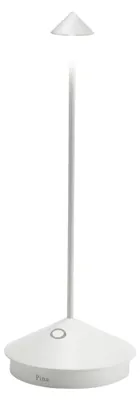 Obrázek produktu pro Stolní lampa Pina Pro White LED, dobíjecí a stmívatelná, bezdrátová, šafránová, CCT 2200-2700-3000K, IP54, výdrž baterie 12 hodin
