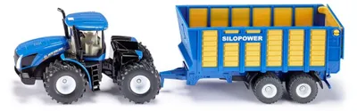 Immagine prodotto di Siku Trattore New Holland T9.560 con rimorchio