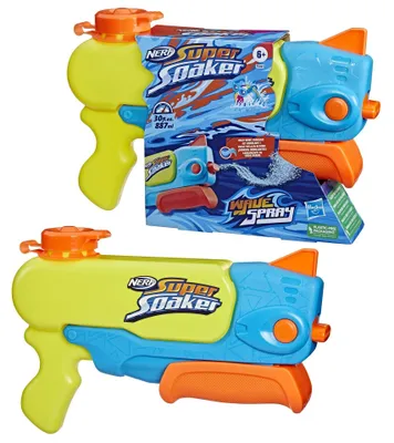 Immagine prodotto di Nerf Super Soaker Wave Spray Water Blaster. Rotating Nozzle Creates Wave-Shaped Blasts. Outdoor Water Toy. Ages 6+