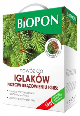 Immagine prodotto di Concime BIOPON contro l'imbrunimento degli aghi 5 kg