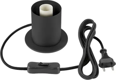 Produktbild von SLV VARYT, Tischleuchte, rund, 1x max. 6W, E14, schwarz 1008109