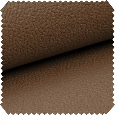 Produktbild von novely® exquisit OLIVERA - Ultraweicher Möbelstoff in Echtlederoptik - Schwer Entzündbarer Polsterstoff - Pflegeleichte Meterware 1lfm - Farbe: 04 Rehbraun