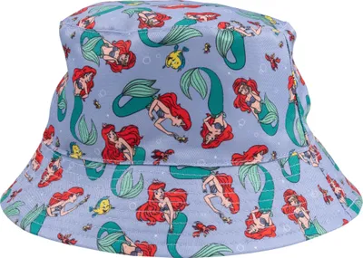 Produktbild von Disney Arielle Fischerhut für Mädchen - Kinder Bucket Hat Sonnenhut Anglerhut Lila