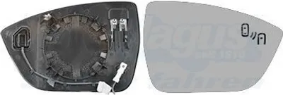 Produktbild von VAN WEZEL Spiegelglas Außenspiegel Rechts für SEAT Ateca (KH7) Konvex Beheizbar 4907836
