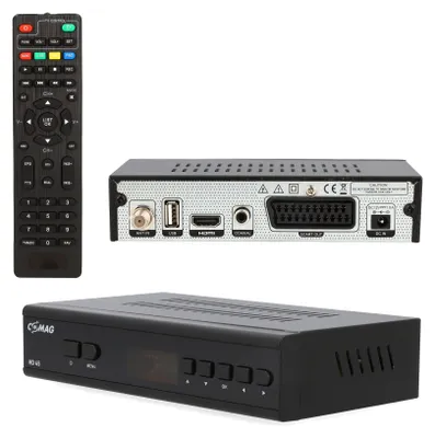 Produktbild von Comag HD45, Kabel, 576p, 720p, 1080i, 1080p, 4:3, 16:9, Schwarz, 6000 Kanäle, 800 Seiten