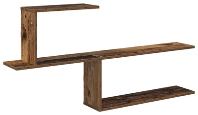 Immagine prodotto di vidaXL Scaffale da parete in legno massello riciclato, 122 x 18 x 60 cm, materiale: legno