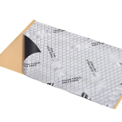 Immagine prodotto di set di 34 - Tappetino isolante per auto - Tappetino anti-schiacciamento - Isolamento del veicolo - Isolamento acustico in foglio di alluminio - Resistente al calore - Isolamento acustico - Protezione dal rumore - Spessore 80mil (2mm) - 3,3m² - Dimensioni 248,9x398,8mm