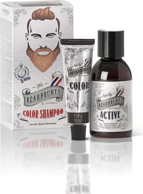 Produktbild von Beardburys Color shampoo 5n Hellbraun