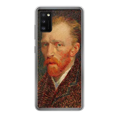 Produktbild von MuchoWow® Handyhülle Schutzhülle Hülle für Samsung Galaxy A41 Selbstporträt - Vincent van Gogh Silikon Softcase Handy Hülle - Mobiltelefon