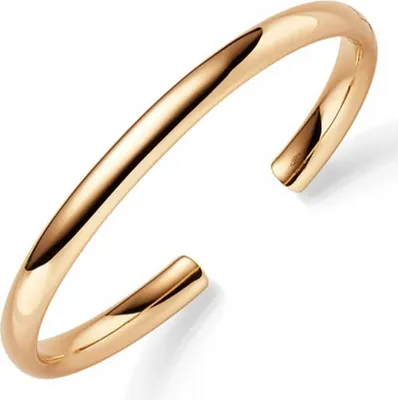Produktbild von Armspange offener Armreif Armschmuck aus 585 Gold Rotgold 6mm breit oval