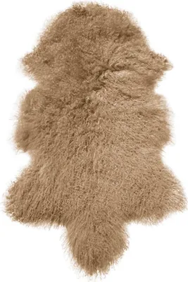 Produktbild von Lammfell Tibet - Farbe: Cappuccino | Größe: 90-100
