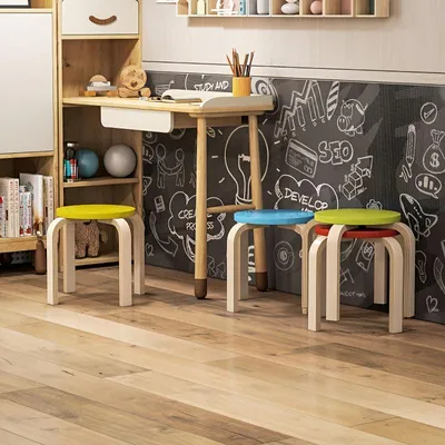 Obrázok produktu pre Kúdelkové stoličky – sada 4 kusov – skladateľné – ergonomické – liateželezné – moderné, farebné