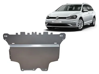 Immagine prodotto di Protezione sottoscocca in alluminio per motore e cambio per la VW Golf 7