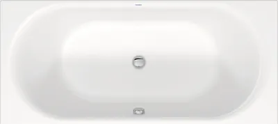Produktbild von Duravit D-Neo Rechteck-Badewanne 180 x 80 cm, Einbauversion, Ab- und Überlauf mittig