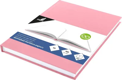 Produktbild von kangaro Skizzenbuch 80 Blatt DIN A5 pastell-rosa