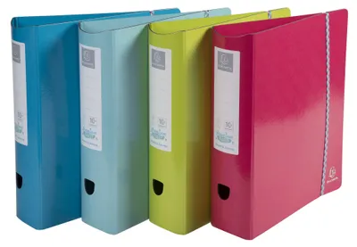 Produktbild von Exacompta Ordner A4 Prem'Touch runder Rücken 80mm Farben sortiert