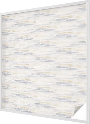 Obrázek produktu pro Vitrážová fólie na okno - 116x100 cm - vitrážový vzor - neprůhledná dekorativní fólie na ochranu soukromí - samolepicí, UV ochrana - abstraktní pruhy