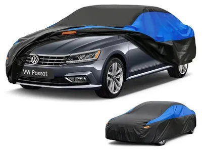 Obrázok produktu pre Ochranný obal na auto, vodeodolný a priedušný, pre modely VW Passat (ročníky 2005-2024), farby: čierna, modrá