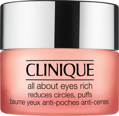 Produktbild von Clinique All About Eyes Rich, Augencreme, Unisex, Mischhaut, trockene Haut, normale Haut, ölige Haut, Empflindliche Haut, Nasse Haut, Antiaugenringe, Anti-Schwellungen, Topf, - Use twice a day, morning and night. - Prep skin for optimal results with your 3-Step Skin Care...
