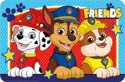 Produktbild von Paw Patrol Tischset Untersetzer 43x28 cm