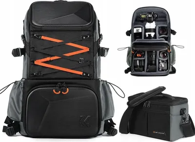 Immagine prodotto di Zaino fotografico grande 32L per fotocamera DSLR Laptop Drone / K&F Concept KF13.107