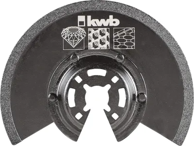 Image de kwb 709546 Lame de scie diamantée, demi-ronde, 65 mm
