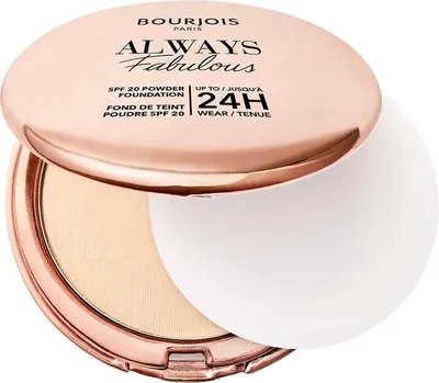 Produktbild von Bourjois Always Fabulous Kompaktpuder SPF20, Farbton: 115 Golden Ivory, Mattierend, 7g