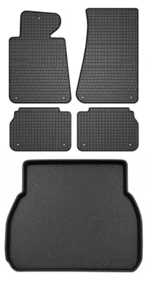 Obrázek produktu pro Gumové autokoberce SolidPRO + vana kufru pro: BMW řada 5 E34 1992-1994 kombi (Touring) 5 ks