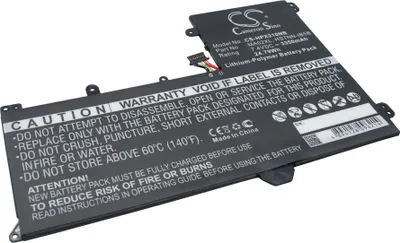 Produktbild von TECHTEK Laptop Akkus Kompatibel mit [HP] SlateBook 10 X2, Slatebook 10-h000sa X2, SlateBook 10-H001RU X2, SlateBook 10-H001SE X2, SlateBook 10-H002RU