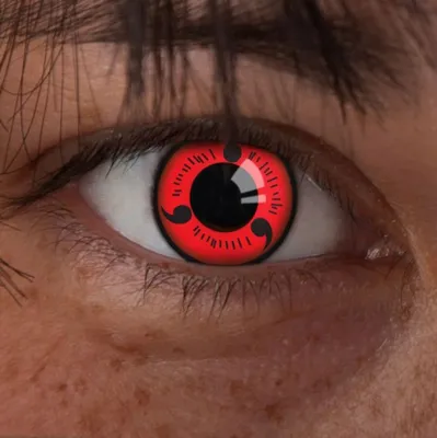 Produktbild von aricona farbige Sharingan Kontaktlinsen Naruto Cosplay