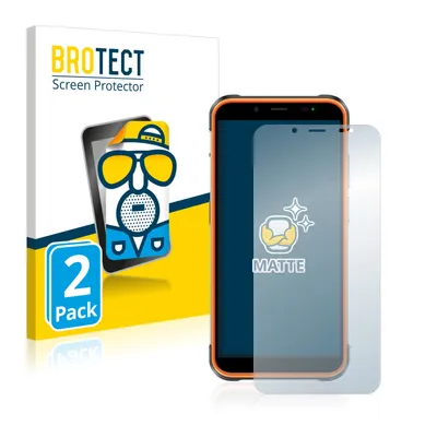 Produktbild von 2x BROTECT Schutzfolie für Ulefone Power Armor 16 Pro Displayschutz Displayschutzfolie Folie Matt Entspiegelungsfolie