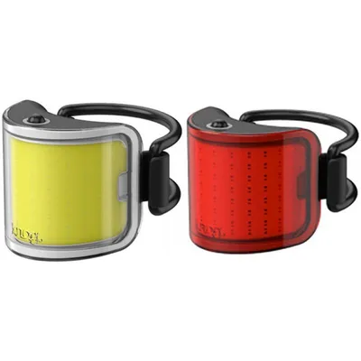 Produktbild von Knog Lil' Cobber Black Front 110 lm / Rear 50 lm Fahradlichterset