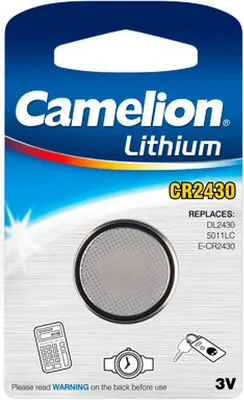 Produktbild von Lithium Knopfzelle Camelion CR2430 1er Blister