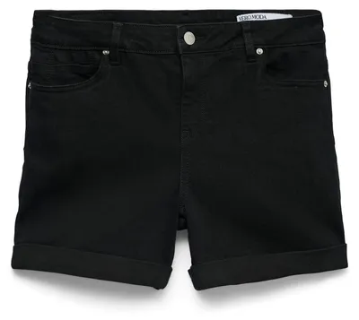 Image de VERO MODA Short en denim stretch avec ourlet retroussé Taille : S