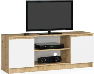 Produktbild von AKORD Furniture Factory OP0LRTV140-ARTBIA, Eiche, 2 Regale, Matt, 2 Tür(en), 400 mm, 1400 mm