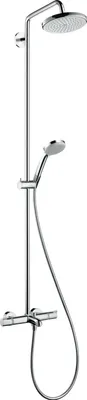 Immagine prodotto di Hansgrohe Showerpipe Croma 220 per doccia cromata con termostatico