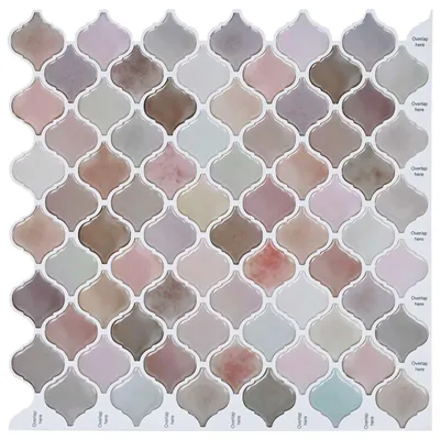 Produktbild von vidaXL Lanturn Fliese 50 pcs Beige 27 x 27 cm Polyurethan und PET