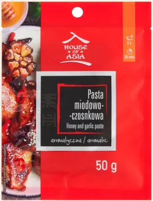 Obrázek produktu pro Pasta Miodowo-Czosnkowa House of Asia 50 g