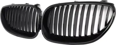 Obrázok produktu pre Predný nárazník - Pre BMW E60/E61 radu 5 2004-2009 - Autopríslušenstvo - Mriežka chladiča -m Style - lesklá čierna