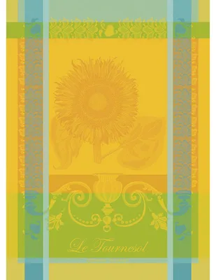 Image de Serviette 56 x 77 cm, collection LE TOURNESOL SOLEIL, Garnier Thiebaut