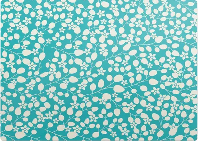 Produktbild von Blumenblattmuster – Bodenschutzmatte – Rutschfest – Schutzmatte für Büro – Vinylmatte – Stuhlunterlage – 140 x 100 cm