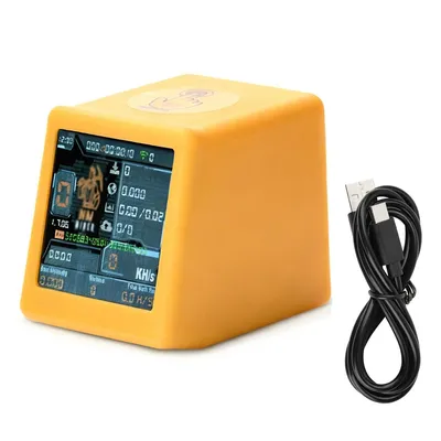 Produktbild von Mini Wetterstation mit Farbbildschirm, stimmungsbarometer，Temperatur & Luftfeuchte, Spiel Dekoration Digitales Ornament