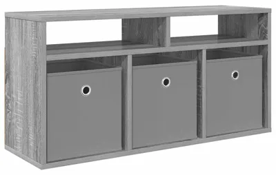 Produktbild von vidaXL Lowboard mit Schubladen Graues Sonoma 87 x 27,5 x 43 cm