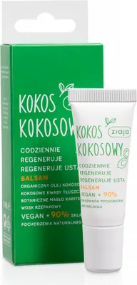 Zdjęcie produktu dla Ziaja Kokos Kokosowy Regenerujący balsam do ust, 10 ml