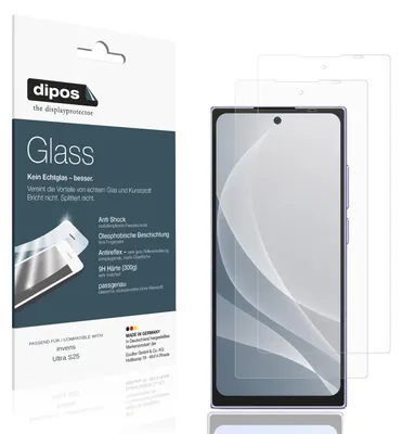 Image de 2x Protection écran pour invens Ultra S25 mat Verre souple Film Protecteur 9H dipos