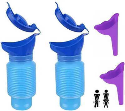 Produktbild von Notenplastuit für Camping - 750ML - Herbruikbare Plastik - Unisex - 2 Stück - Notfall WC - Plastikurinal - Camping WC - für den Auto Einsatz