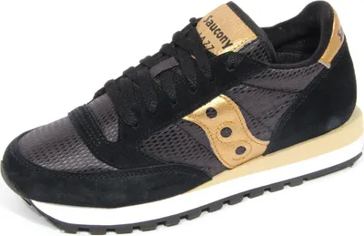 Produktbild von G2832 sneaker donna SAUCONY JAZZ ORIGINAL schwarz/gold Wildleder/Stoff Schuh Frau